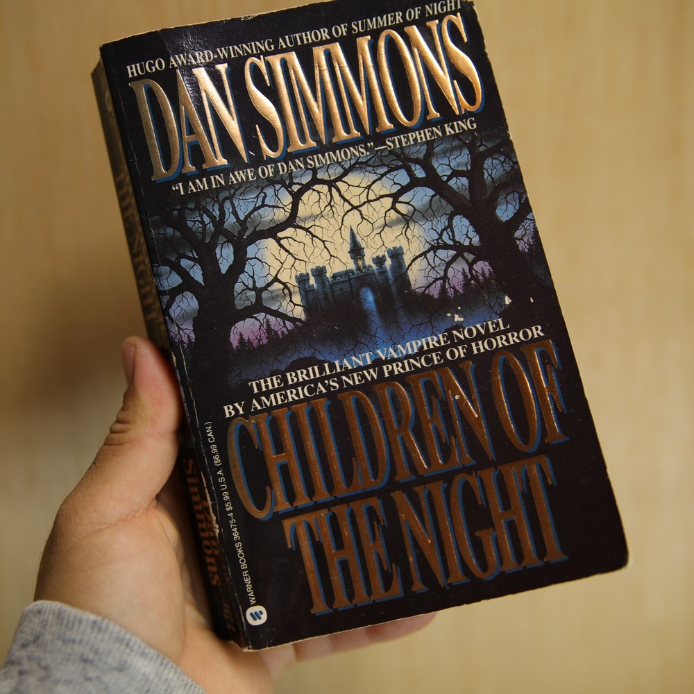 Children of the Night Dan Simmons Vampire Horror Paperback 1993 Warner Books